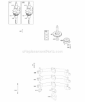 Camshaft Crankshaft Intake Manifold Diagram and Parts List for 303777-1114-E1  Briggs and Stratton Engine